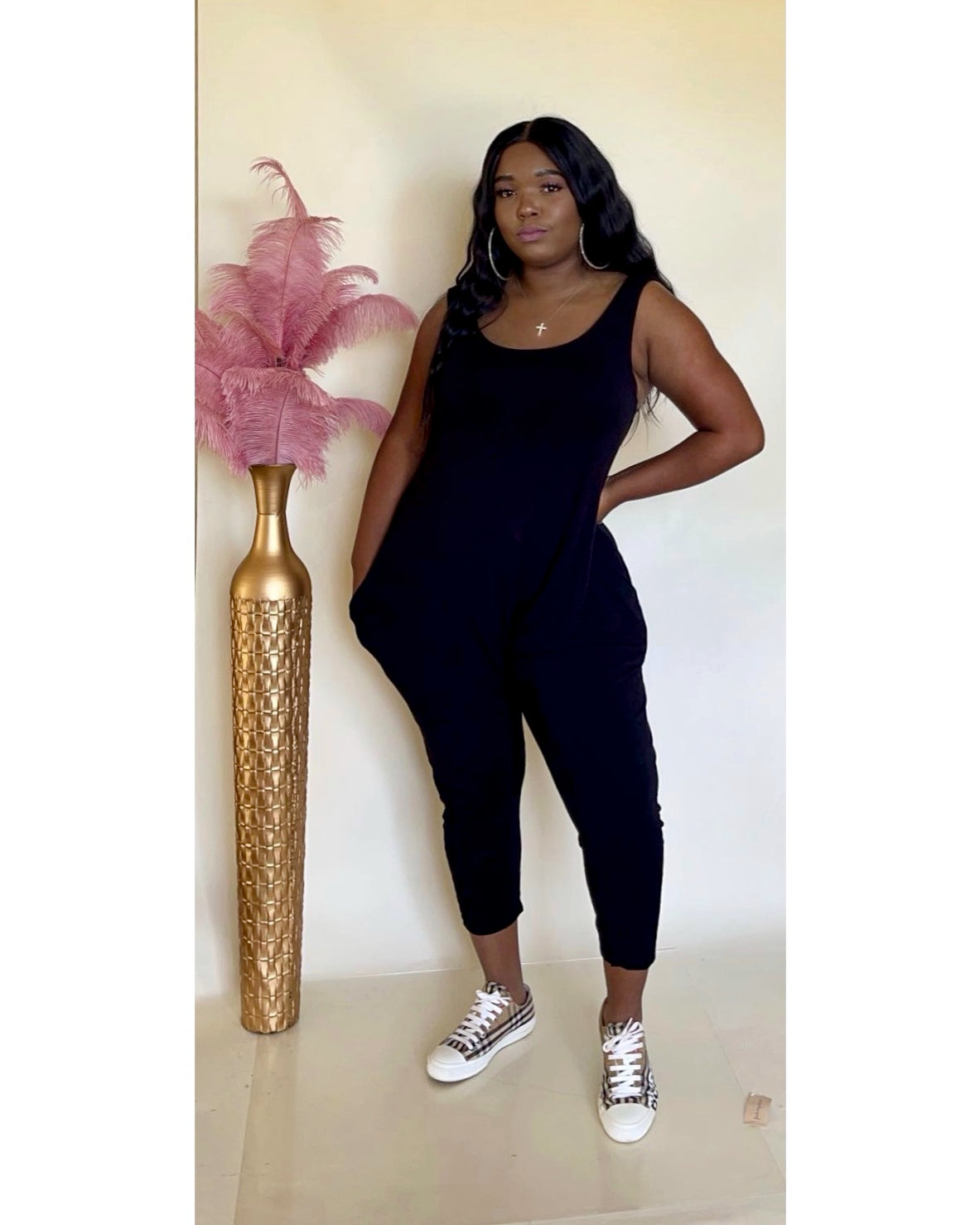 Slay at home oversize jumpsuit