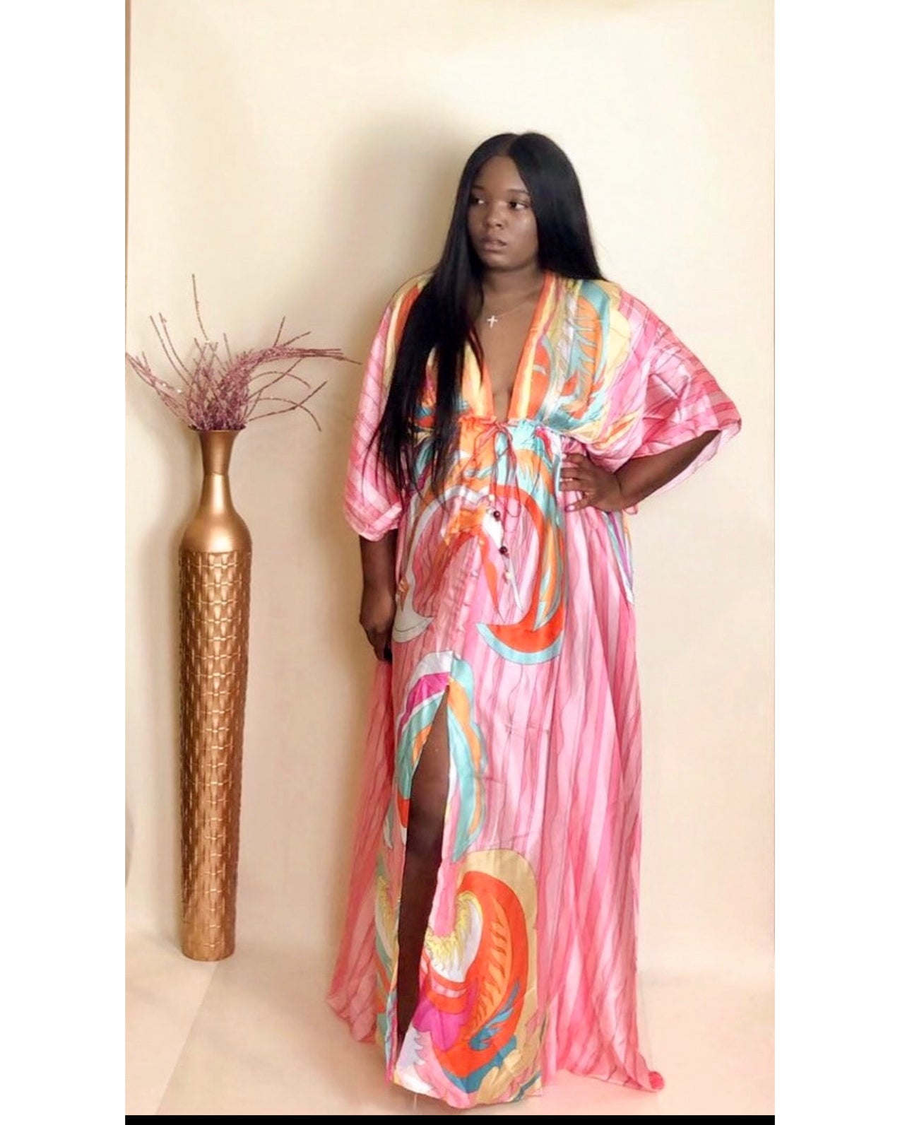 Queen B Maxi dress/Kimono
