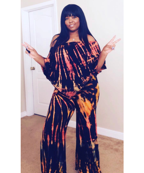 She bad tie dye jumper