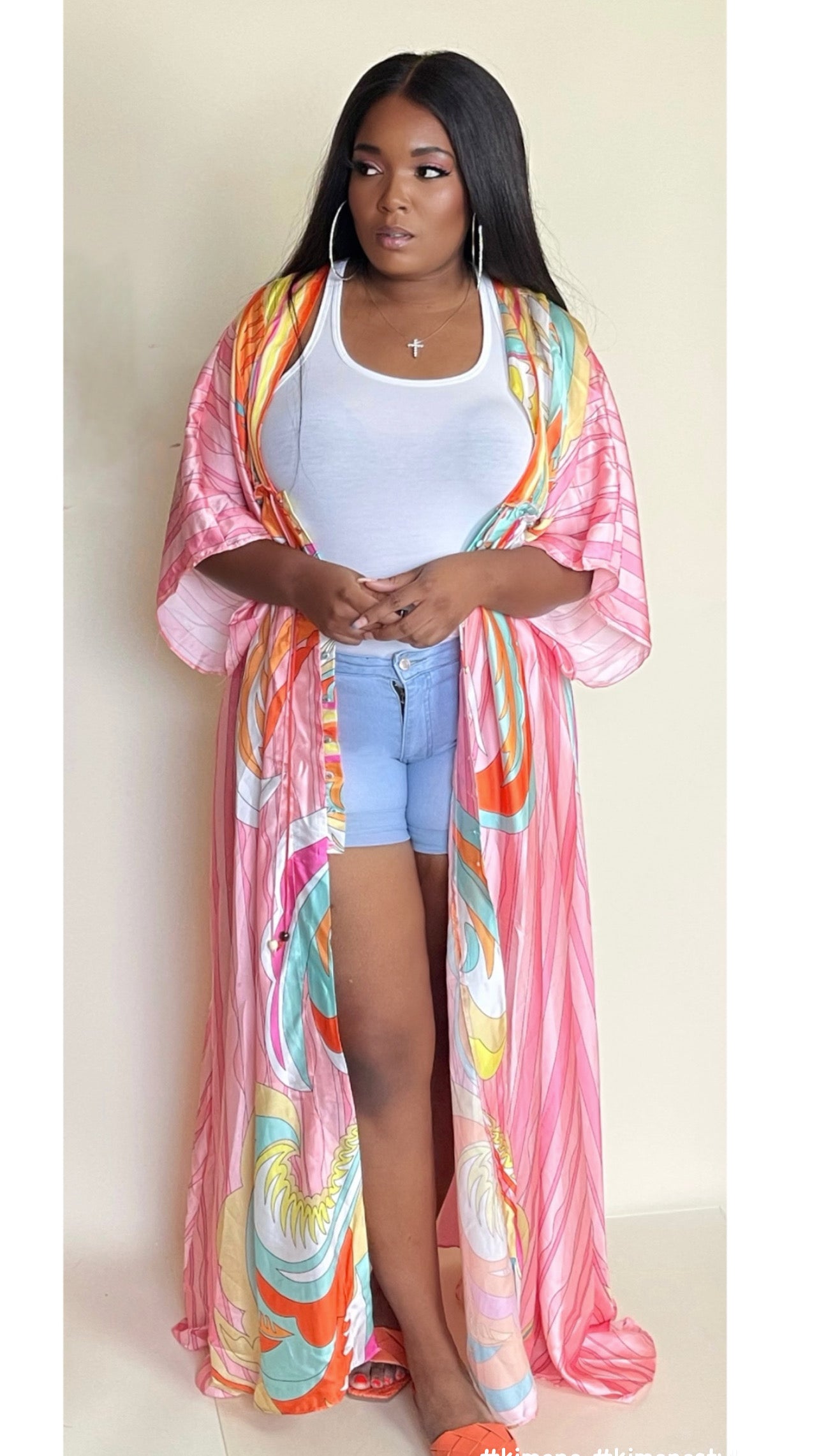 Queen B Maxi dress/Kimono