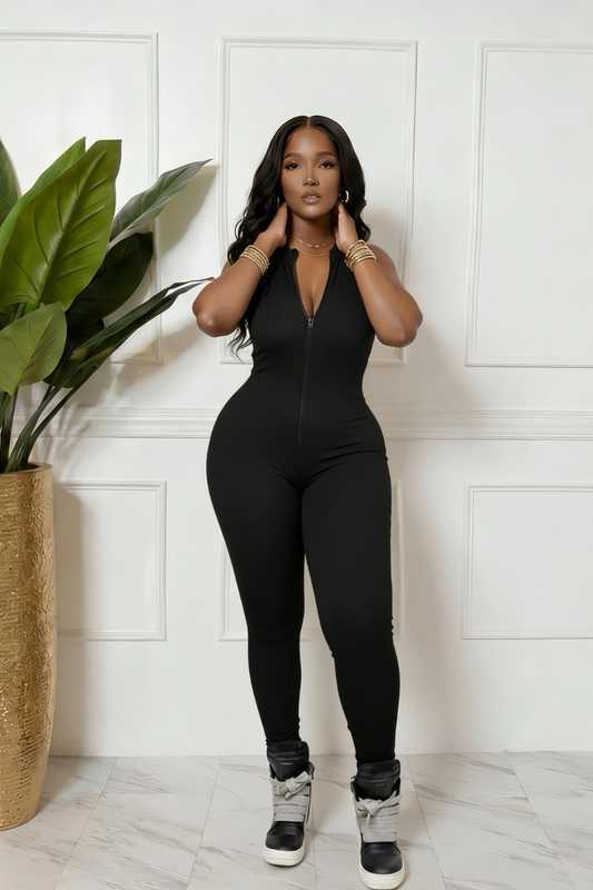 Sleeveless long jumper