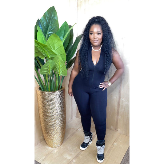 Sleeveless long jumper